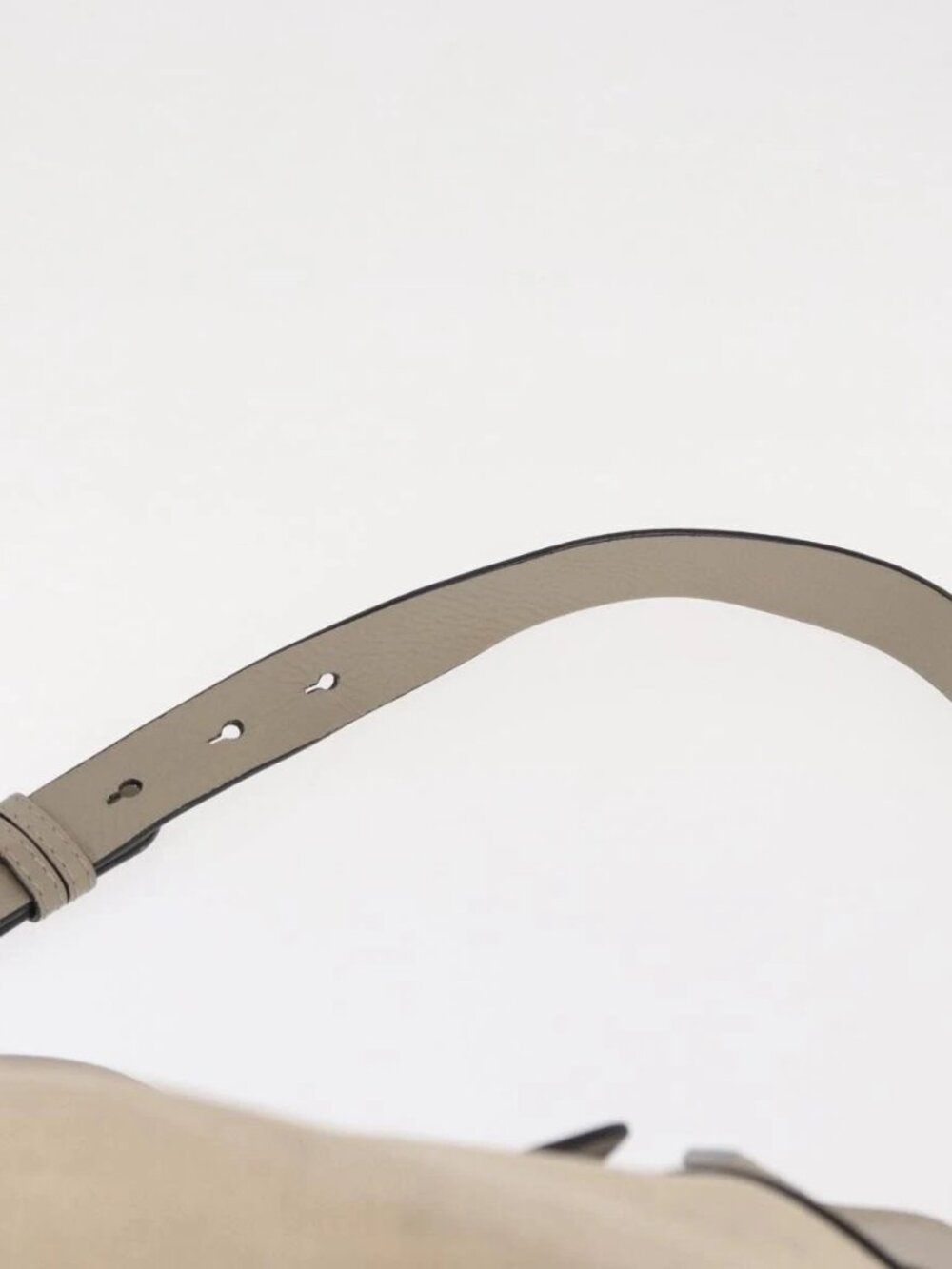 BURBERRY Medium Belt Bag Hand Bag Canvas 2way Beige Silver Auth 149727 - Picture 9 of 16